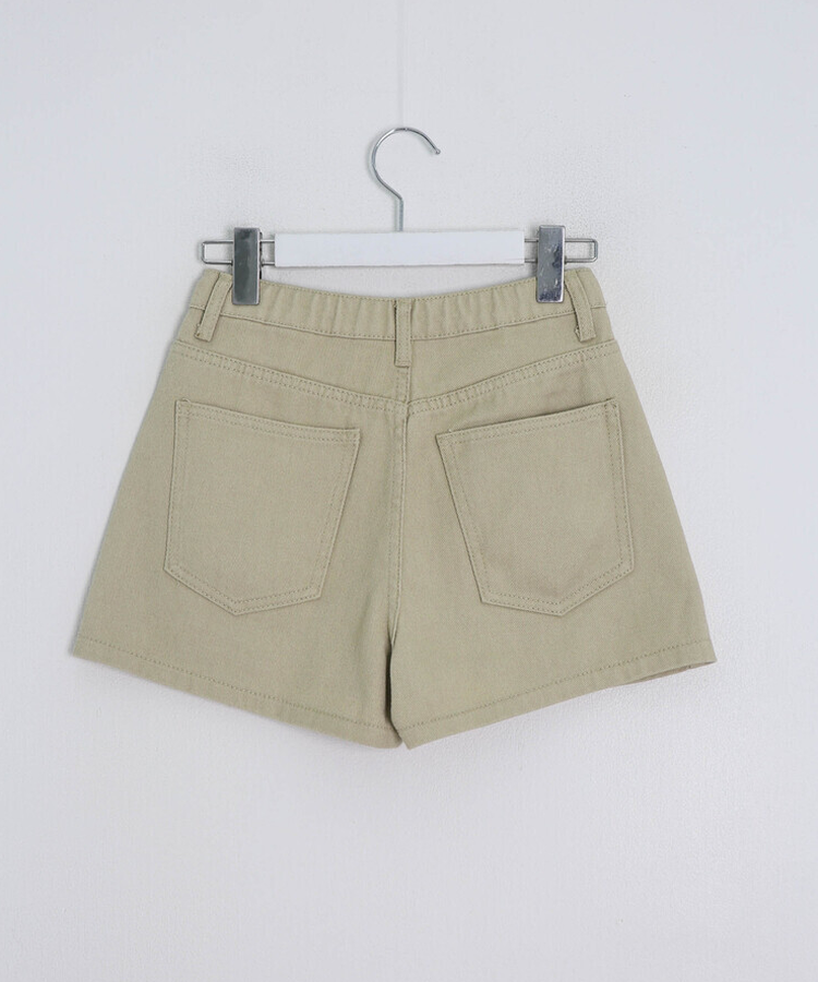 【丈別】コットンAラインショートパンツ