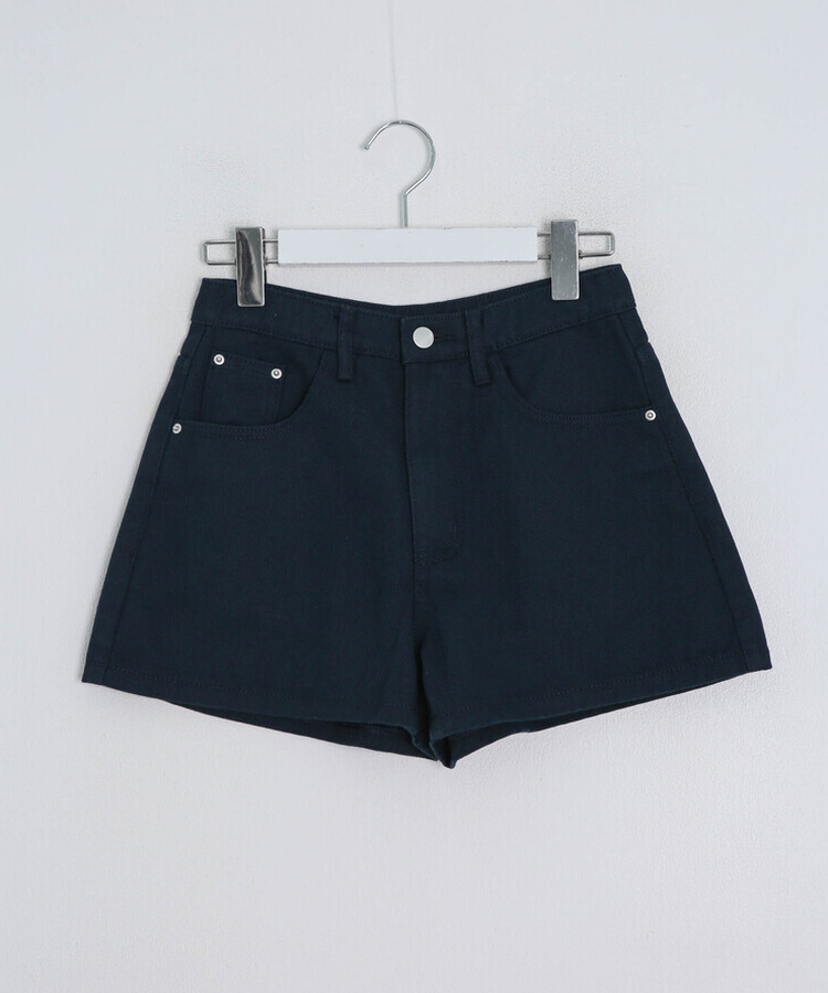 【丈別】コットンAラインショートパンツ