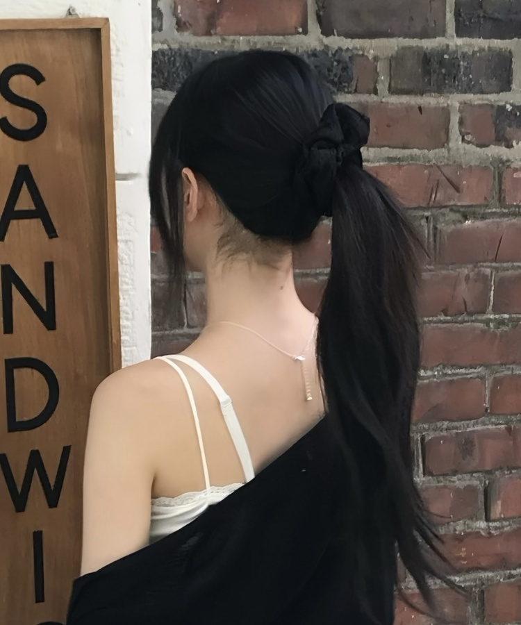 レースシュシュ BLACK