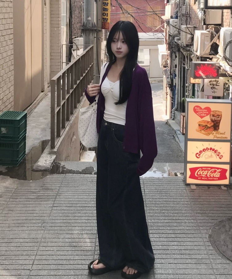 【チャーム付き】ドットショルダーバッグ IVORY