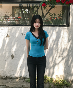 (기장별/골반보정)힙딥커버 히든밴딩 빈티지 워싱 슬림 부츠컷 데님 팬츠 블랙