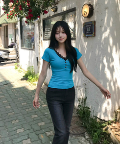(기장별/골반보정)힙딥커버 히든밴딩 빈티지 워싱 슬림 부츠컷 데님 팬츠 블랙