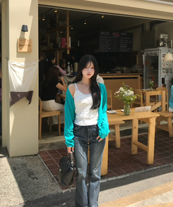 (기장별/골반보정)힙딥커버 히든밴딩 빈티지 워싱 슬림 부츠컷 데님 팬츠 그레이시진청