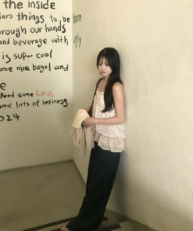 【丈別】サマーワイドデニムパンツ MID DENIM