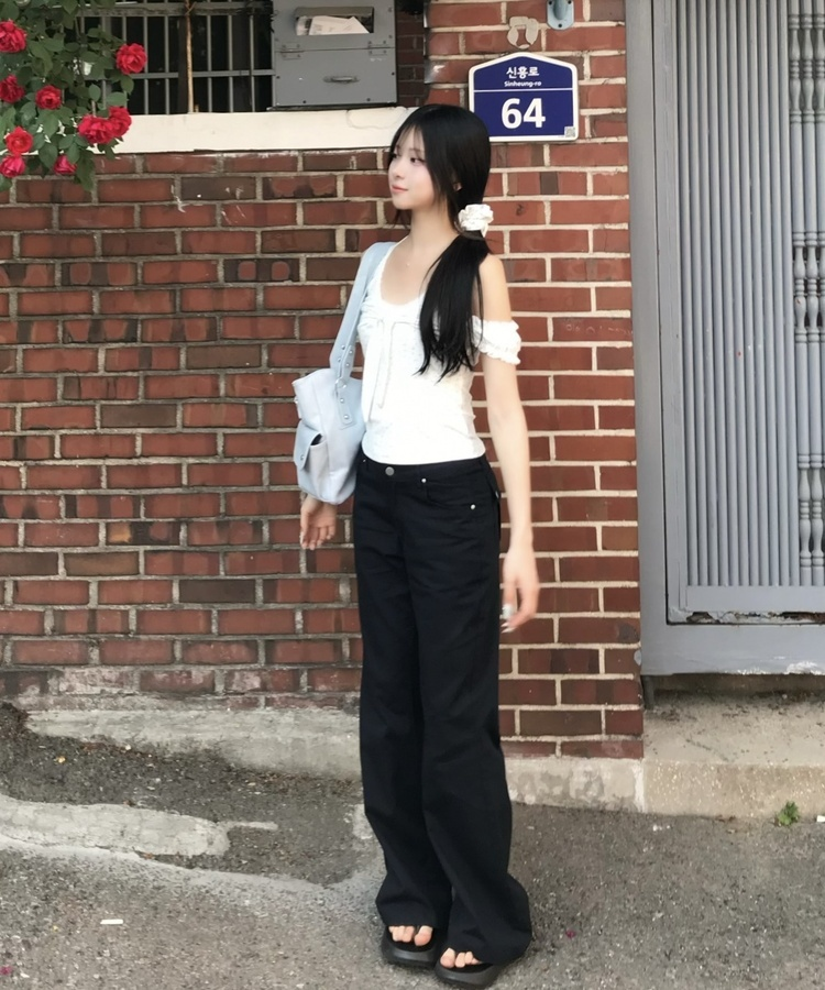 スタッズポケットビッグショルダーバッグ BLUE