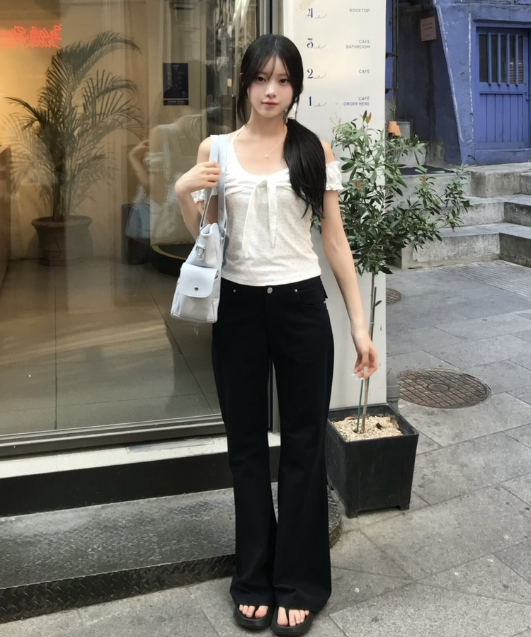 スタッズポケットビッグショルダーバッグ BLUE