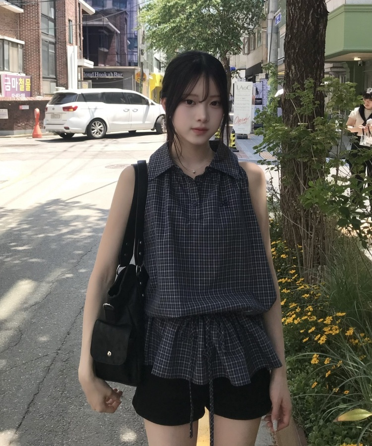 スタッズポケットビッグショルダーバッグ BLACK