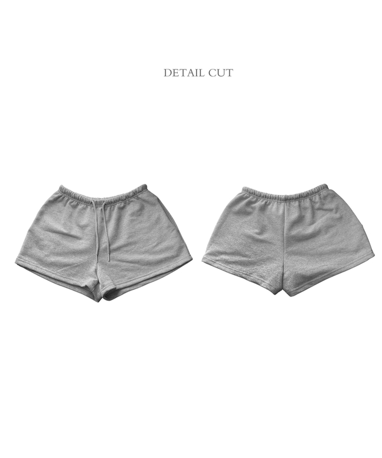 고급쭈리 턴업 골반 볼륨 쭈리 반바지 밴딩 숏팬츠 3colors