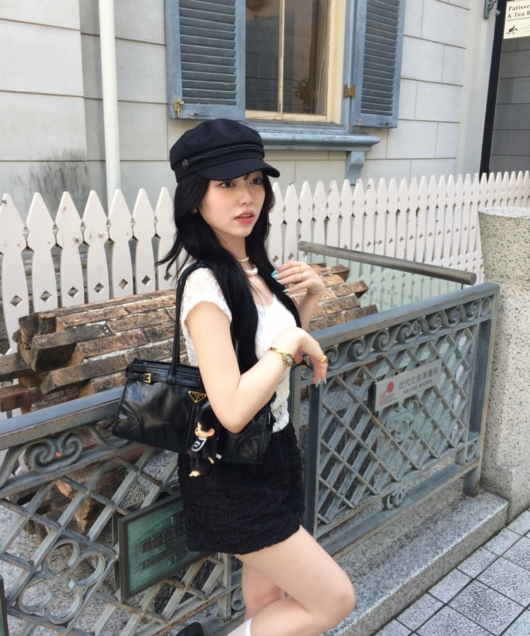 シアーフラワーレーストップス IVORY