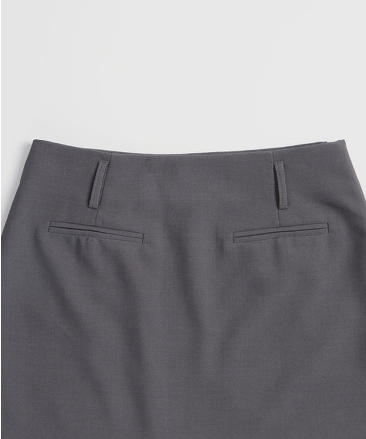 【SET】ブーツカットスラックス ラップスカート