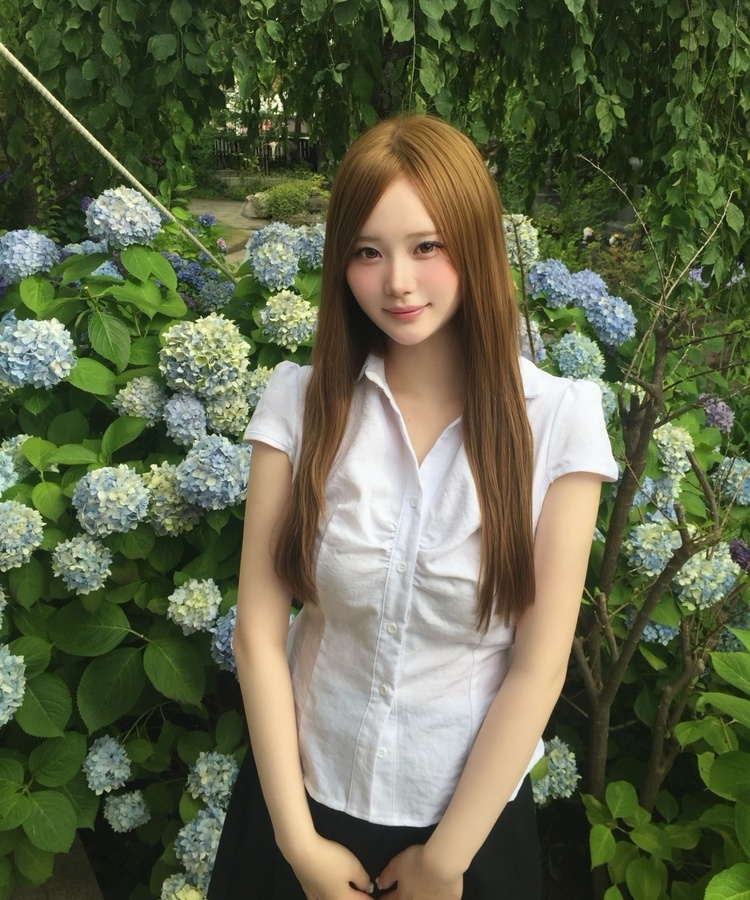 シャーリングスリムクロップシャツ WHITE