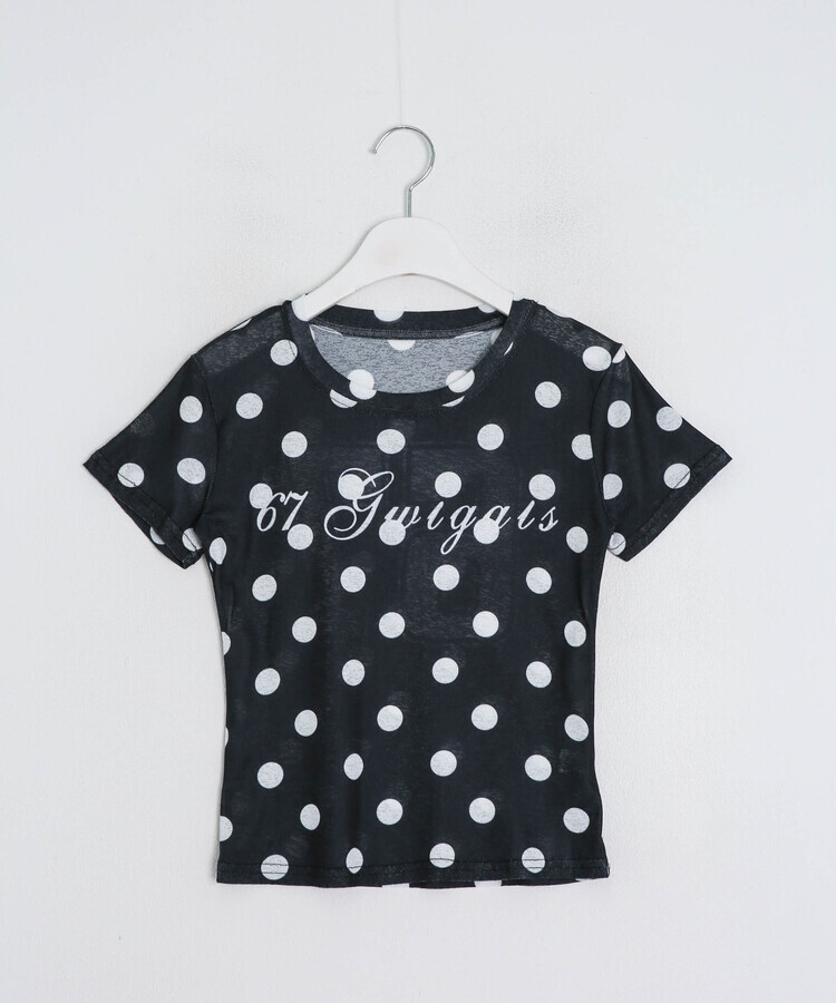 ビッグドットレタリング半袖Tシャツ
