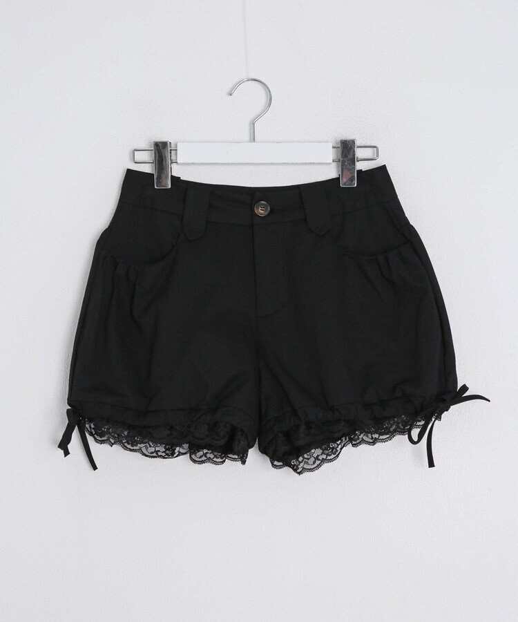 パンプキンレースショートパンツ