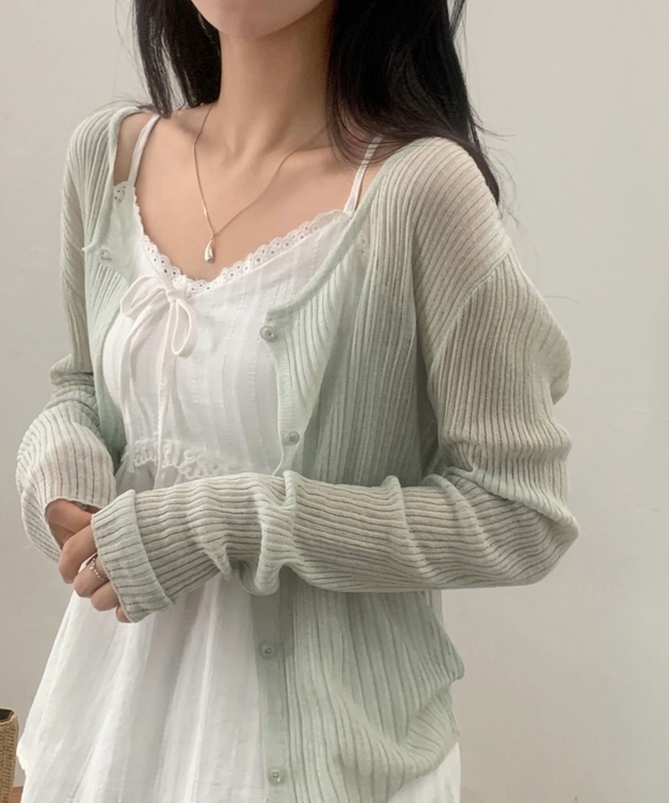 프릴 펀칭 레이스 리본나시 블라우스 화이트