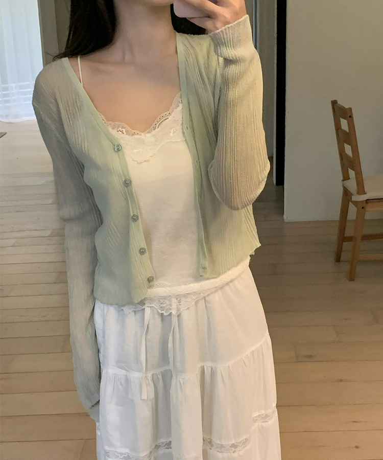 レースキャミソール WHITE