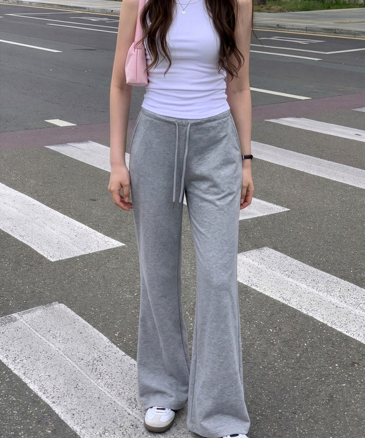 【丈別】ブーツカットクーリングトレーニングパンツ GREY