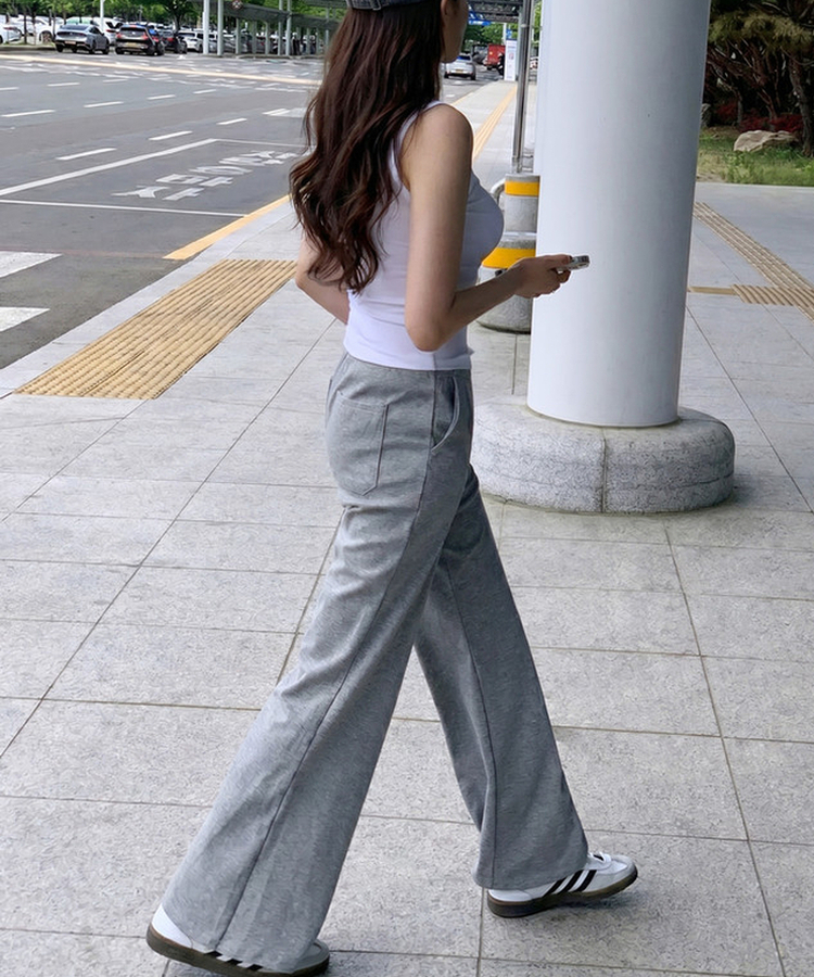 【丈別】ブーツカットクーリングトレーニングパンツ GREY