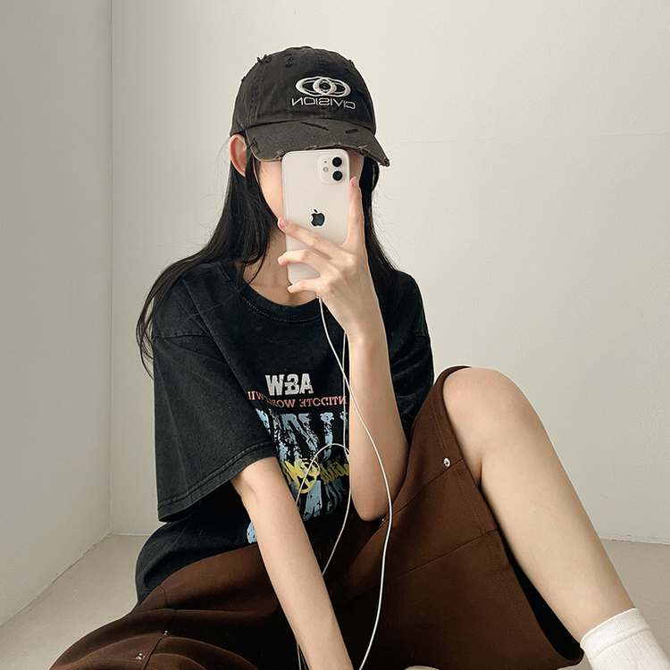 ピグメントグラフィック半袖Tシャツ｜半袖Tシャツ｜韓国ファッション