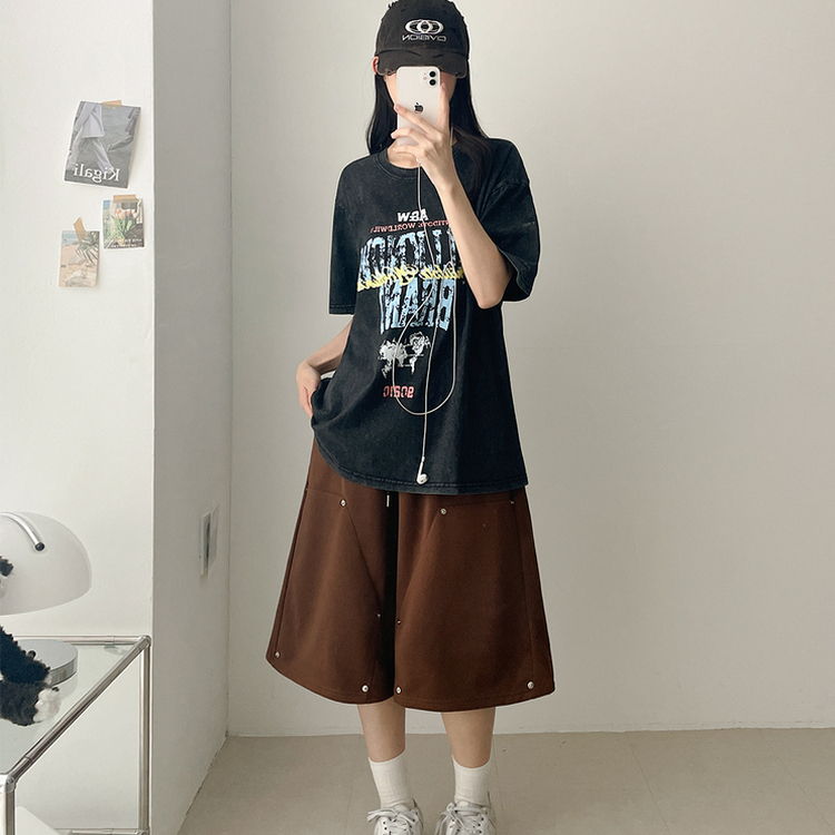 ピグメントグラフィック半袖Tシャツ｜半袖Tシャツ｜韓国ファッション