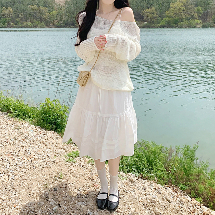 オーバーサイズカバーニット(5color) IVORY