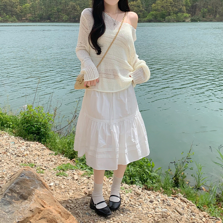 オーバーサイズカバーニット(5color) IVORY