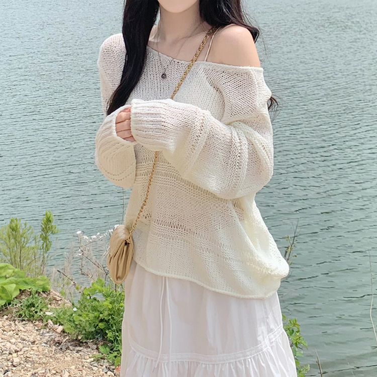 オーバーサイズカバーニット(5color) IVORY