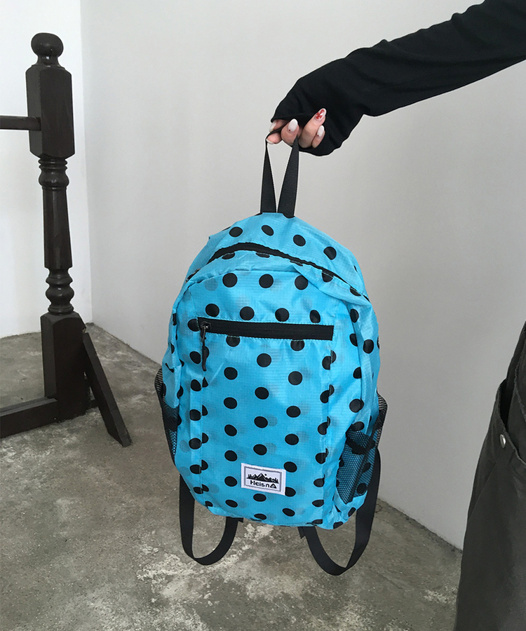 ドット軽量ナイロンリュック(7color) MINT