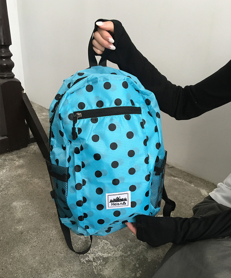 ドット軽量ナイロンリュック(7color) MINT