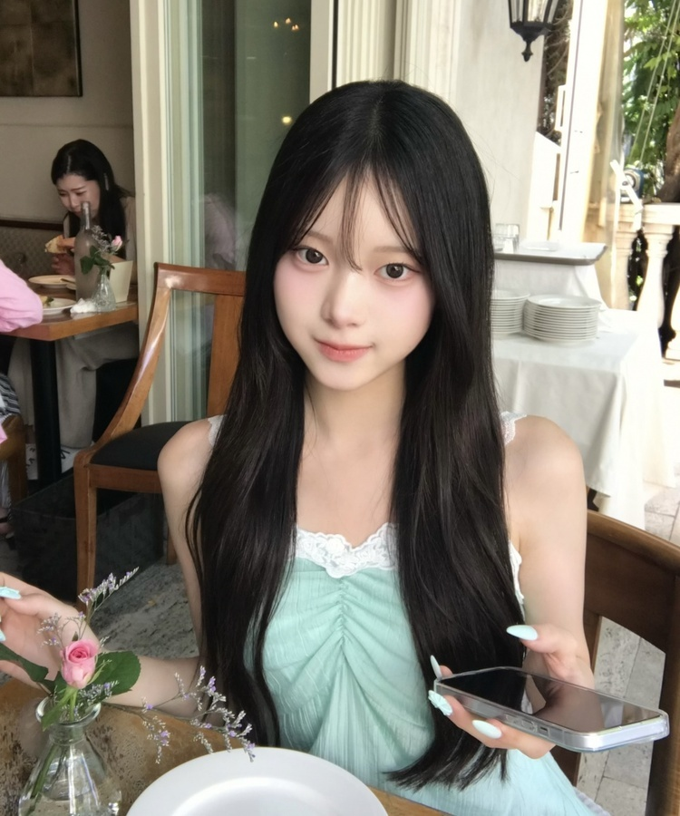 レースシャーリングキャミワンピース MINT
