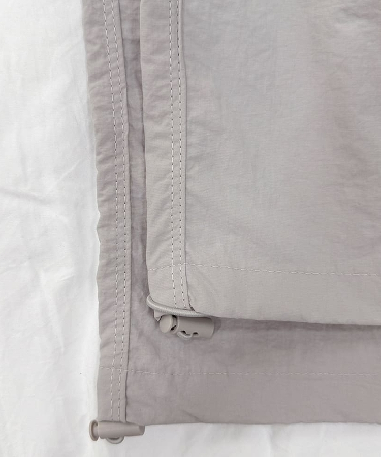【丈別】パラシュートナイロンストリングジョガーパンツ