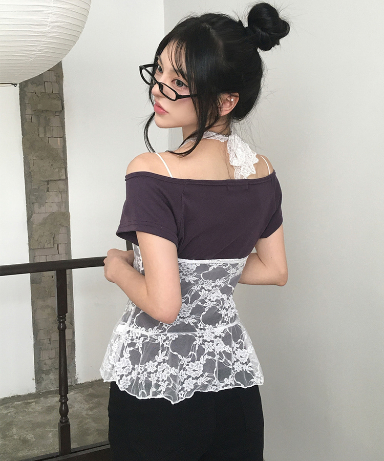 CHANEL モノグラム 花柄 ホルターネック キャミソール CHANEL