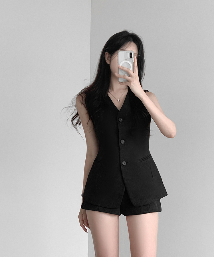タック入りショートパンツ｜ショートパンツ｜韓国ファッション通販 SONA