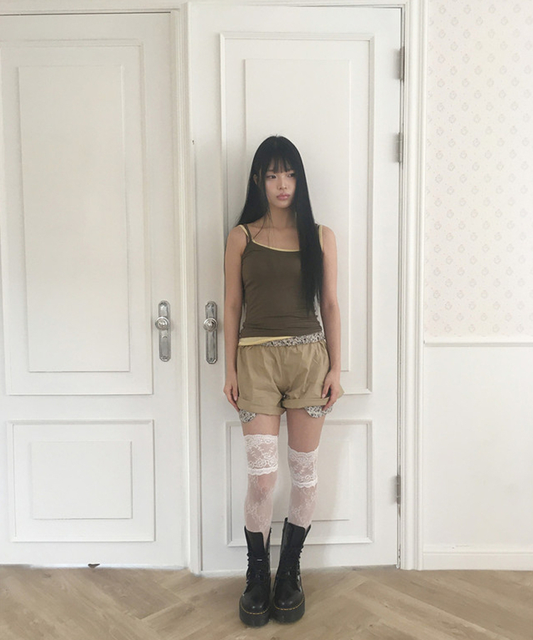 ベーシックカラーキャミソール(6color) KHAKI