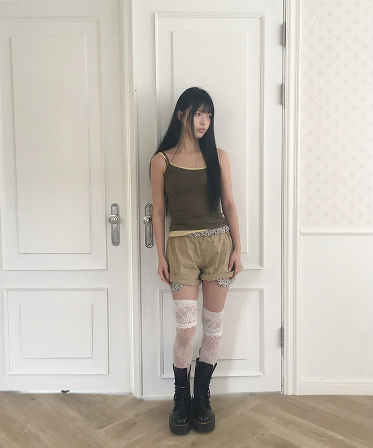 ベーシックカラーキャミソール(6color) KHAKI