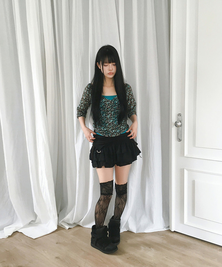ベーシックカラーキャミソール(6color) TEEL BLUE