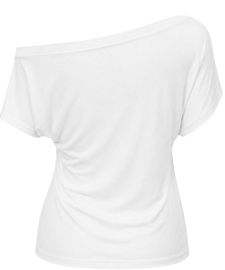 クラシックオフショルダー半袖Tシャツ