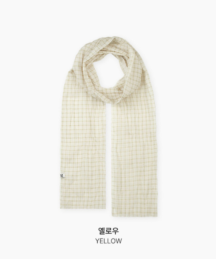 レースチェックスカーフ