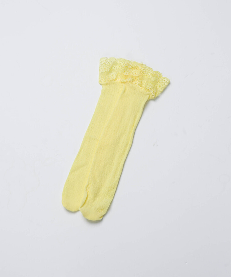 メッシュレースニーソックス
