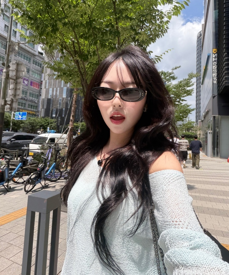 시스루 여름 니트 연소라