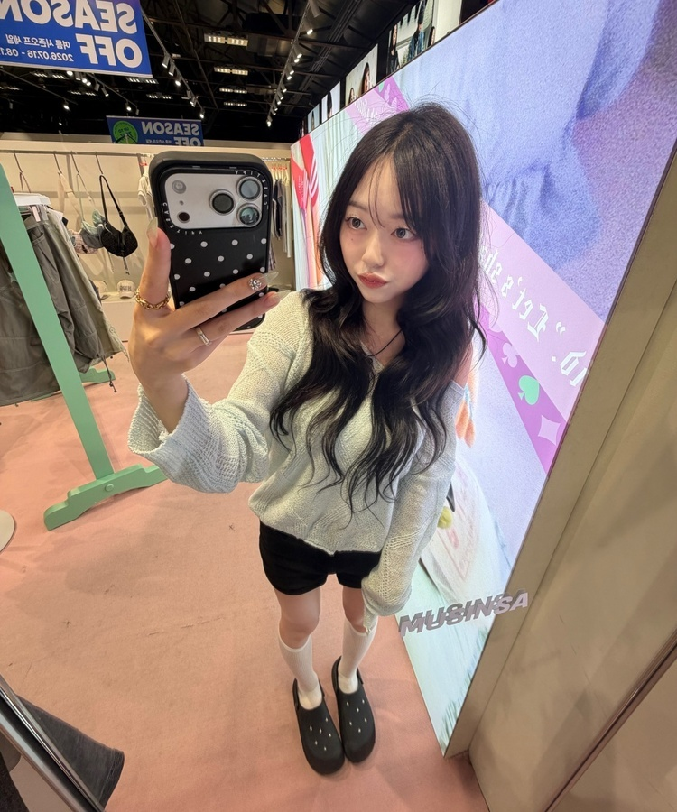 시스루 여름 니트 연소라