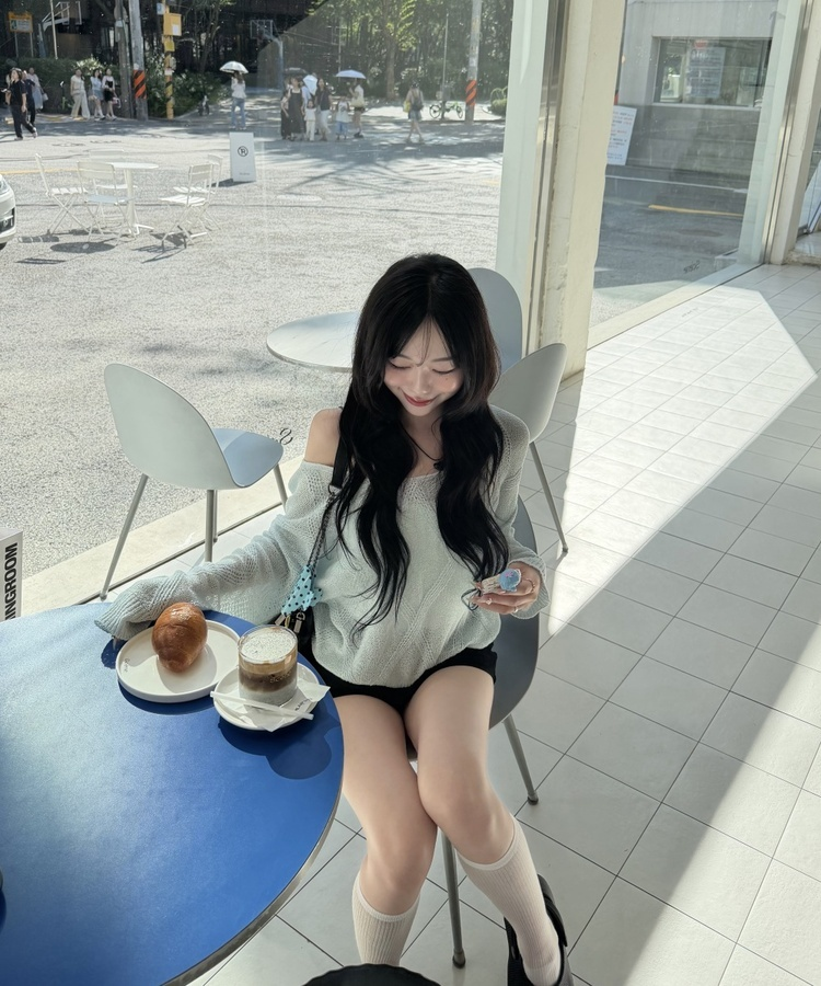시스루 여름 니트 연소라