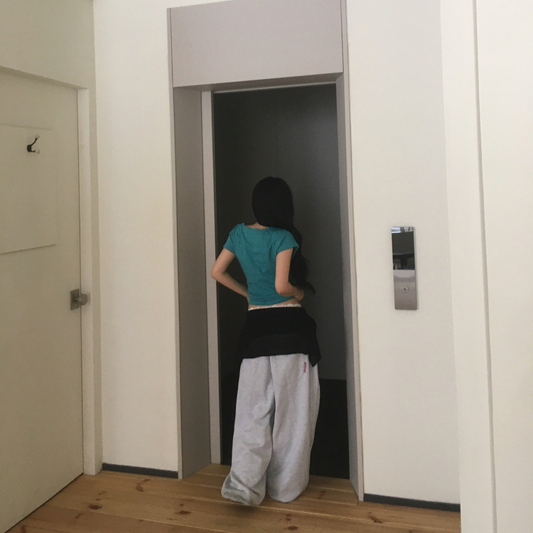 ロールアップキュービックスリム半袖Tシャツ MINT