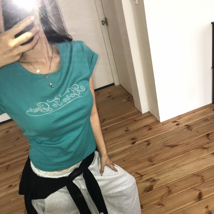 ロールアップキュービックスリム半袖Tシャツ MINT