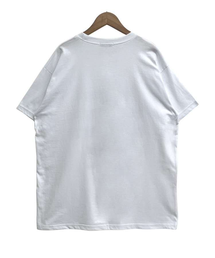 ドットレタリングプリント半袖Tシャツ