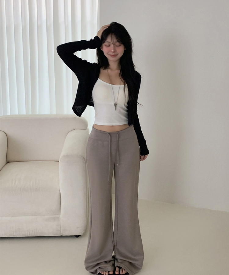 ローライズルーズブーツカットトレーニングパンツ(6color) MOCHA