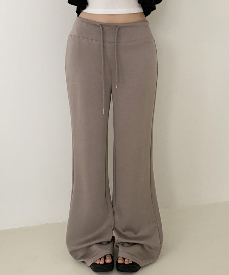 ローライズルーズブーツカットトレーニングパンツ(6color) MOCHA
