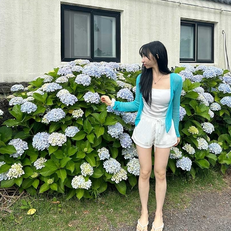 ハイウエストバンディングショートパンツ WHITE