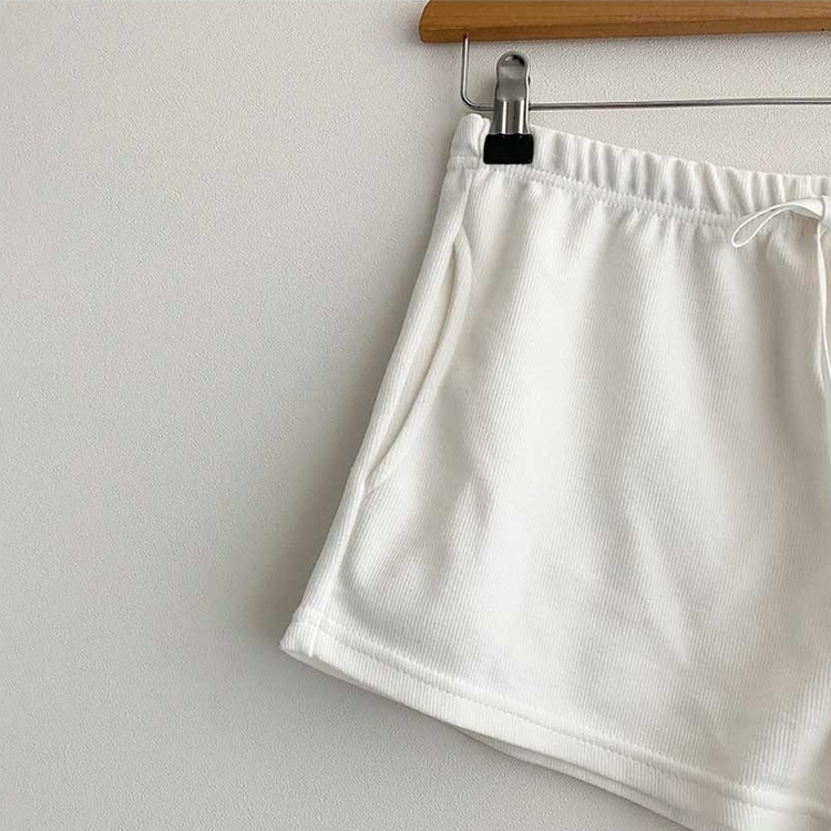ハイウエストバンディングショートパンツ