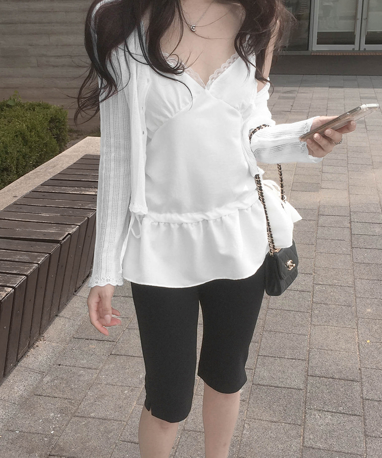 メッシュカーディガン(5color) IVORY