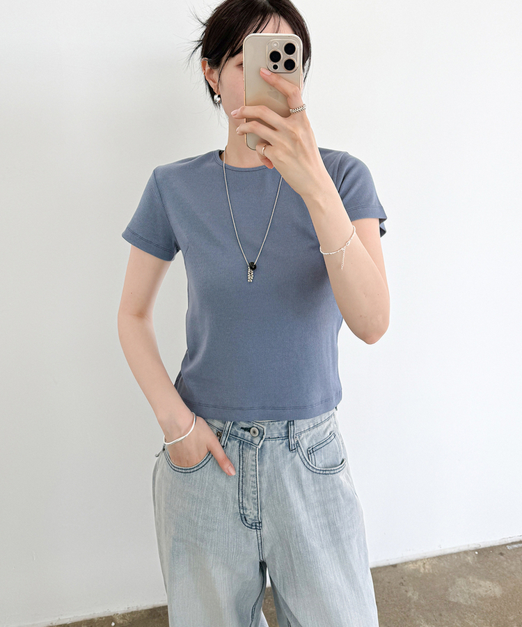 カーブバルーンワイドデニムパンツ LIGHT DENIM